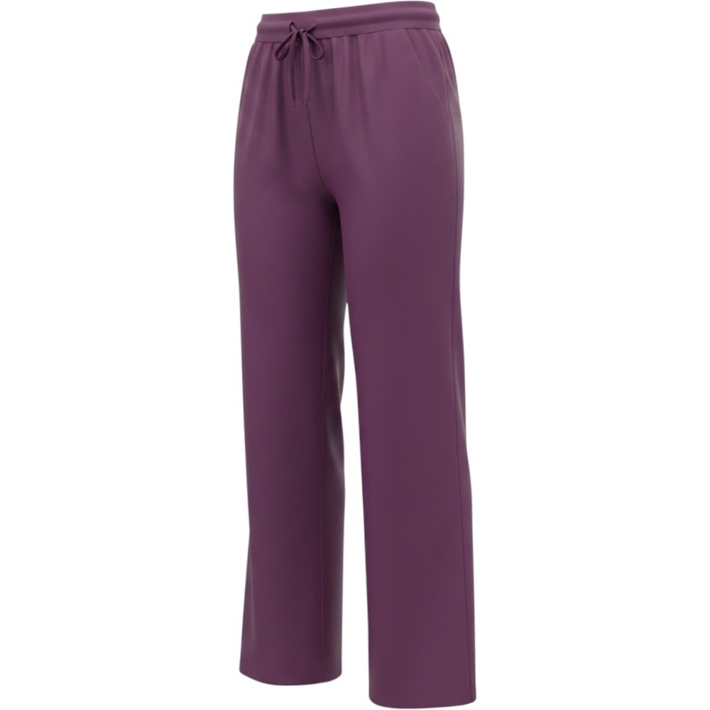 Noel Asmar Purple Spa Wellness Pants Wide Leg Drawstring Elastic Waist Small NWT